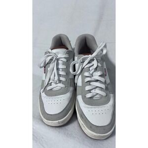 Levi's‎ Men's Sneakers Shoes White Grey Lace Up Casual Size 9.5M